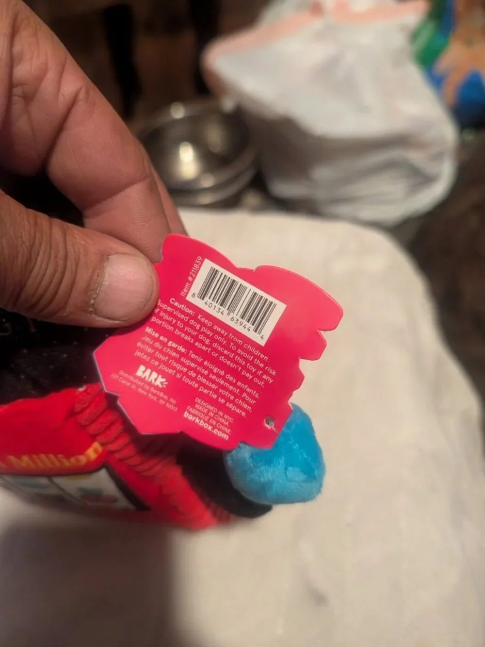 Bark Dog Toy Slot Muttchine Treat Hiding Crinkle Fetch Barkagio New M L Barkbox